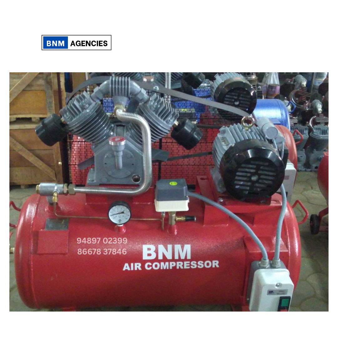 500 Litres Double Head Three Phase Compressor – 12 KG PSI